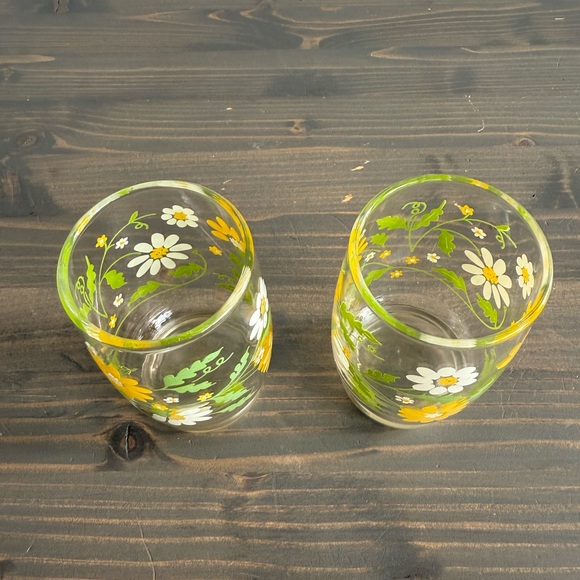 2 x vintage glass juice cup - Picture 8 of 9